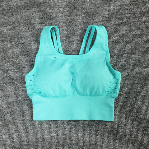 Ensemble Femmes energie sans soudure de Sport. Soutien-Gorge Gym top Fitness de yoga. Soutien-Gorge rembourré antichoc.