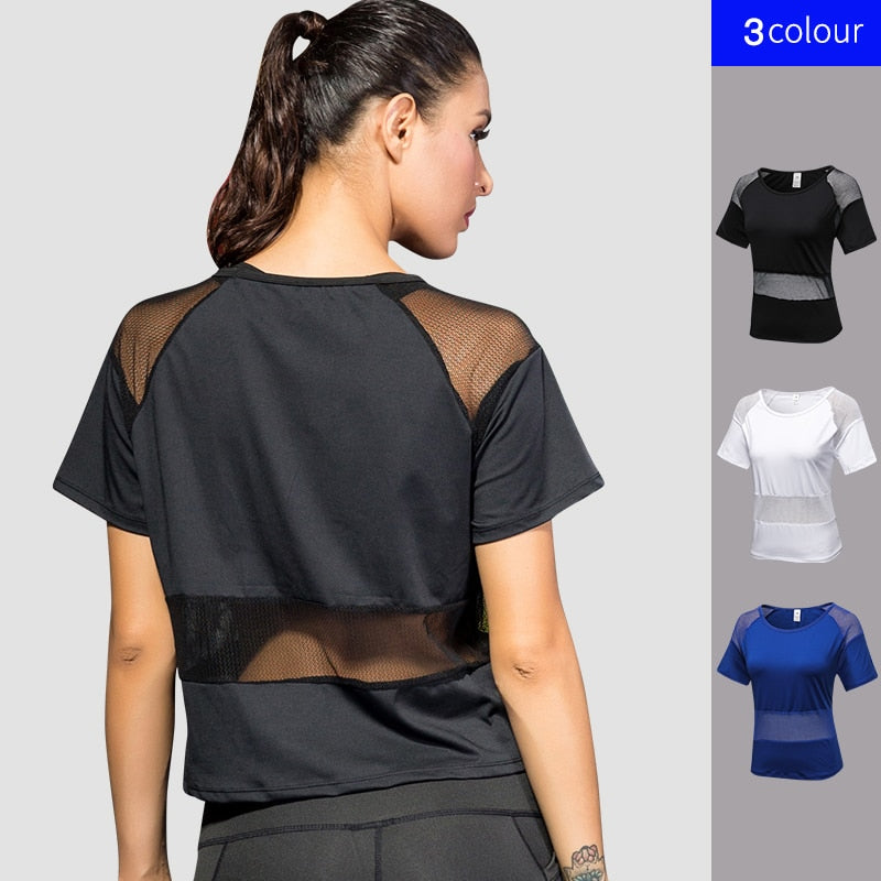 YD 2020  Fitness Jersey, Femme Slim Yoga Shirt, T-shirts pour femmes confortables.